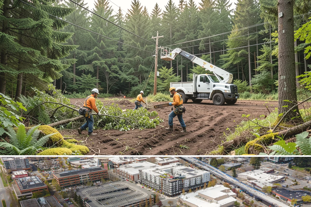 Municipal tree maintenance in Redmond, King County, WA - Work follows a recurring schedule aligned with recognized arboricultural standards to manage trees throughout all seasons in...