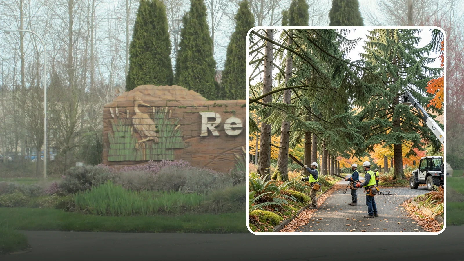Municipal tree maintenance in Renton, King County, WA - Tree maintenance for public and municipal spaces.