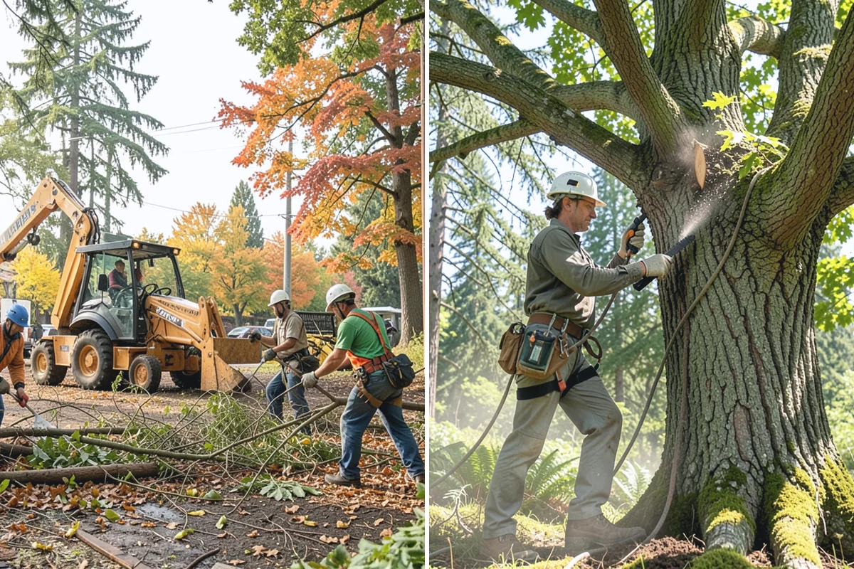 Municipal tree maintenance in Renton, King County, WA - Inventory and assess the property's trees