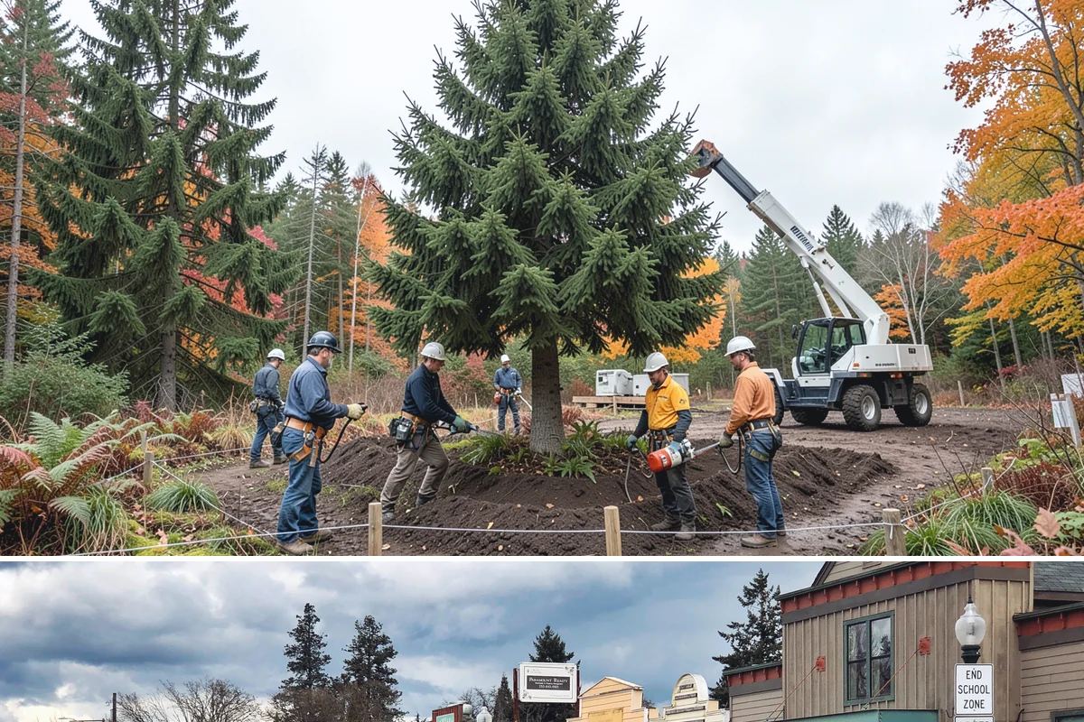 Municipal tree maintenance in Roy, Pierce County, WA - Work follows a recurring schedule aligned with recognized arboricultural standards to manage trees throughout all seasons in...