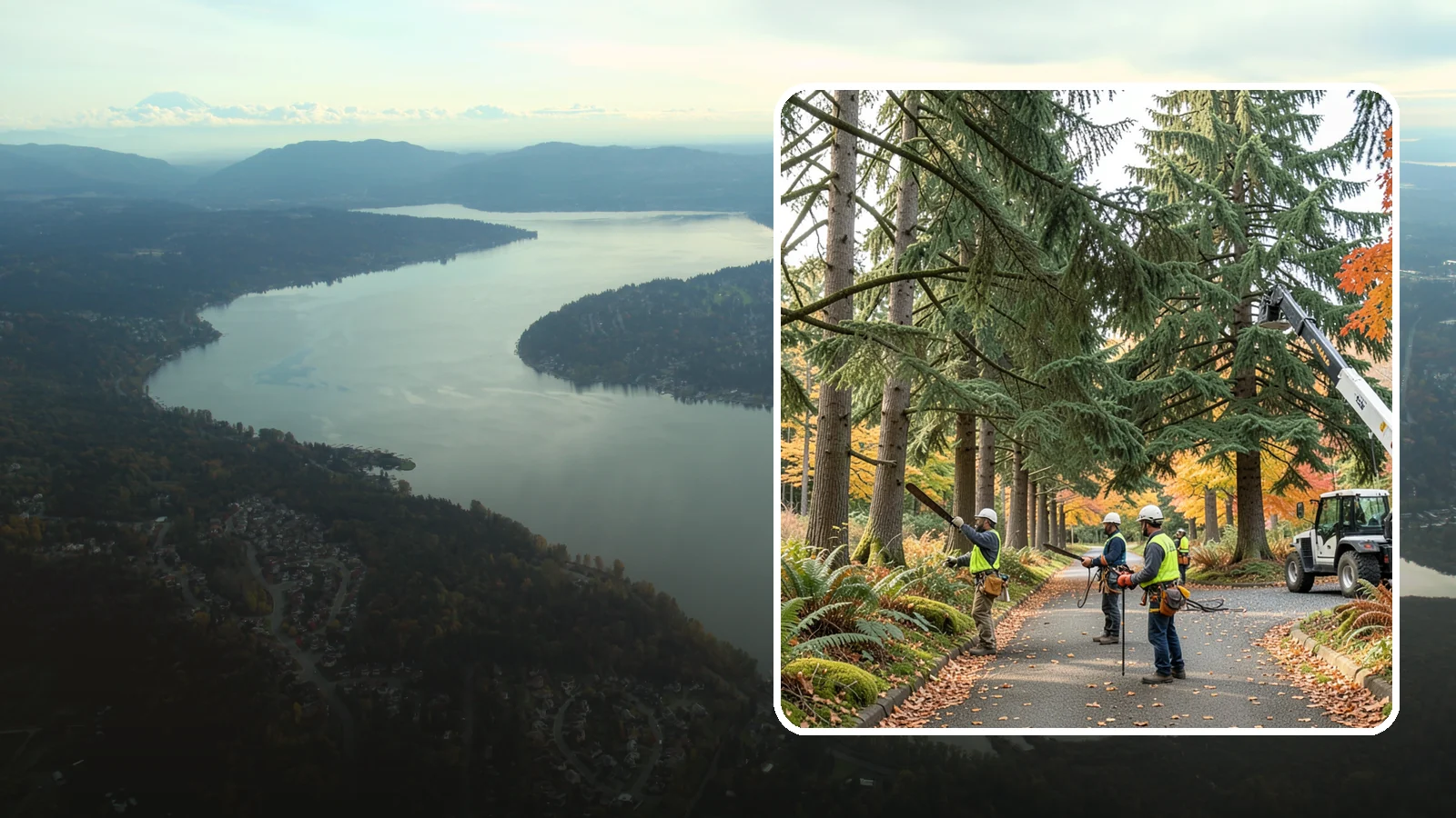 Municipal tree maintenance in Sammamish, King County, WA - Tree maintenance for public and municipal spaces.