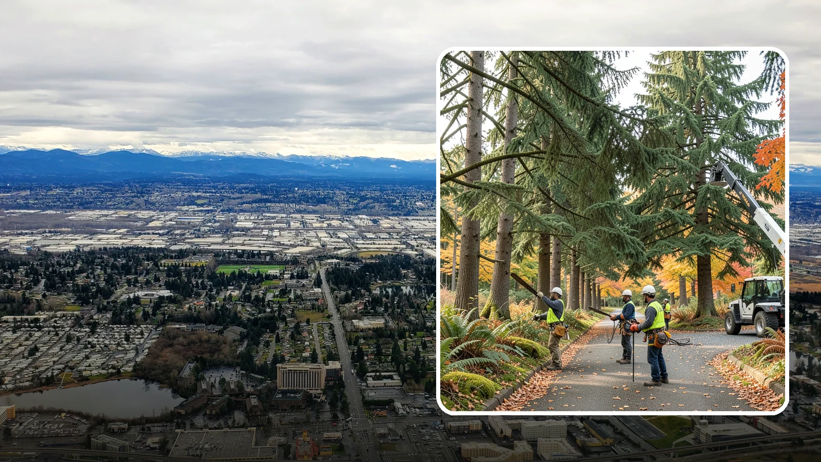 Municipal tree maintenance in SeaTac, King County, WA - Tree maintenance for public and municipal spaces.