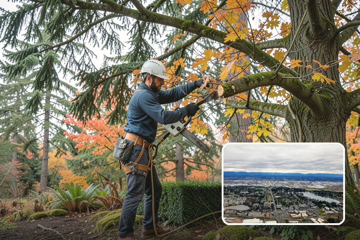 Municipal tree maintenance in SeaTac, King County, WA - Keeps trees across a property safe and presentable