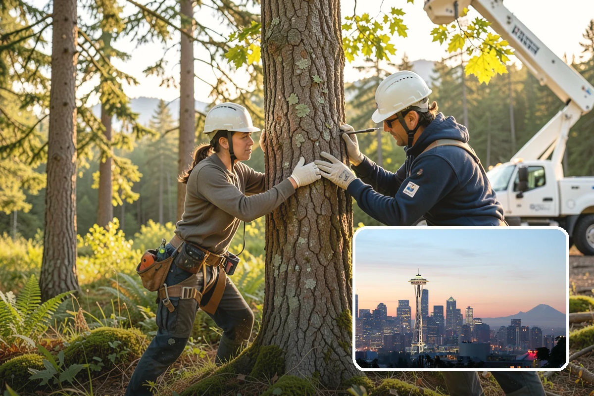 Municipal tree maintenance in Seattle, King County, WA - Keeps trees across a property safe and presentable