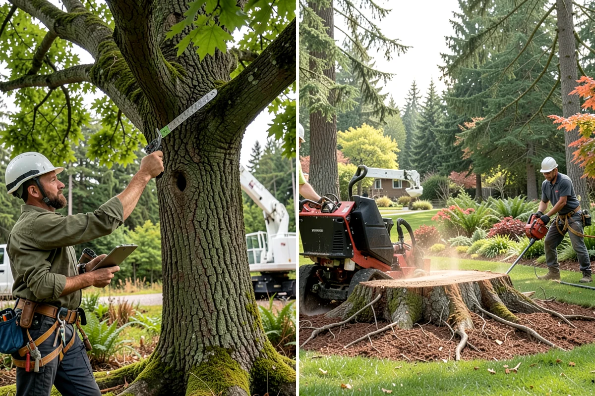 Municipal tree maintenance in Shoreline, King County, WA - Inventory and assess the property's trees