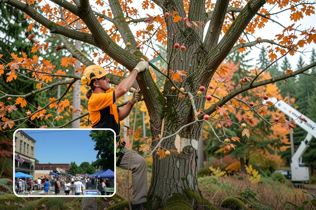 Municipal tree maintenance in Snohomish, Snohomish County, WA - Keeps trees across a property safe and presentable