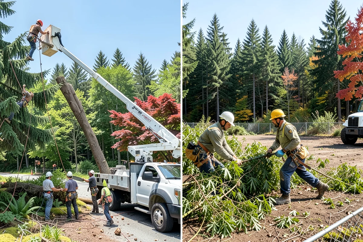 Municipal tree maintenance in Snoqualmie, King County, WA - Inventory and assess the property's trees