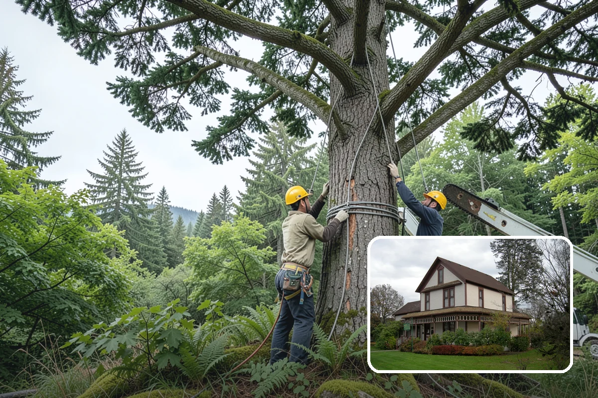 Municipal tree maintenance in Sumner, Pierce County, WA - Keeps trees across a property safe and presentable
