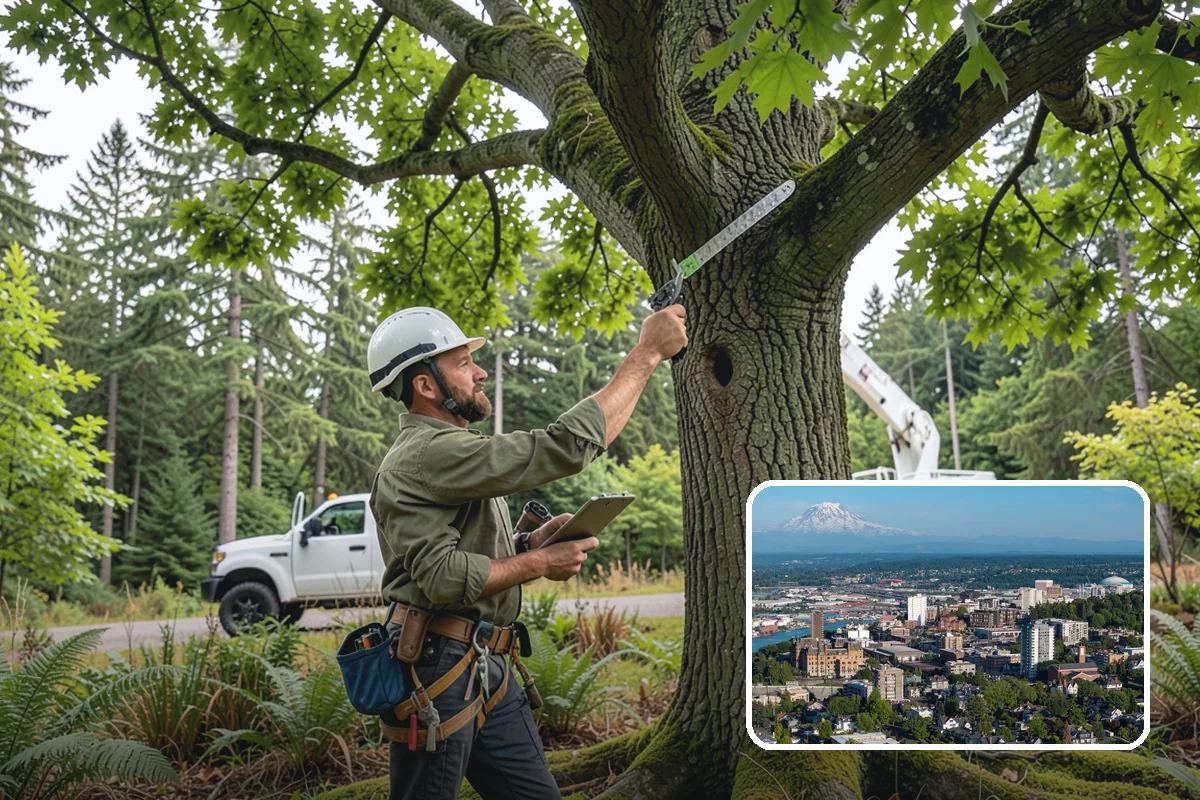 Municipal tree maintenance in Tacoma, Pierce County, WA - Keeps trees across a property safe and presentable
