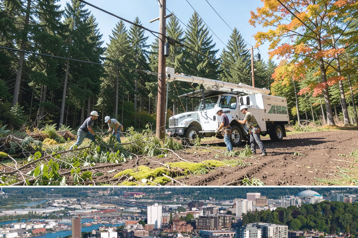 Municipal tree maintenance in Tacoma, Pierce County, WA - Work follows a recurring schedule aligned with recognized arboricultural standards to manage trees throughout all seasons in...