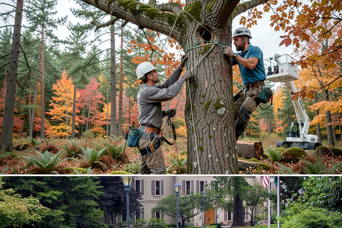 Municipal tree maintenance in Woodinville, King County, WA - Work follows a recurring schedule aligned with recognized arboricultural standards to manage trees throughout all seasons in...