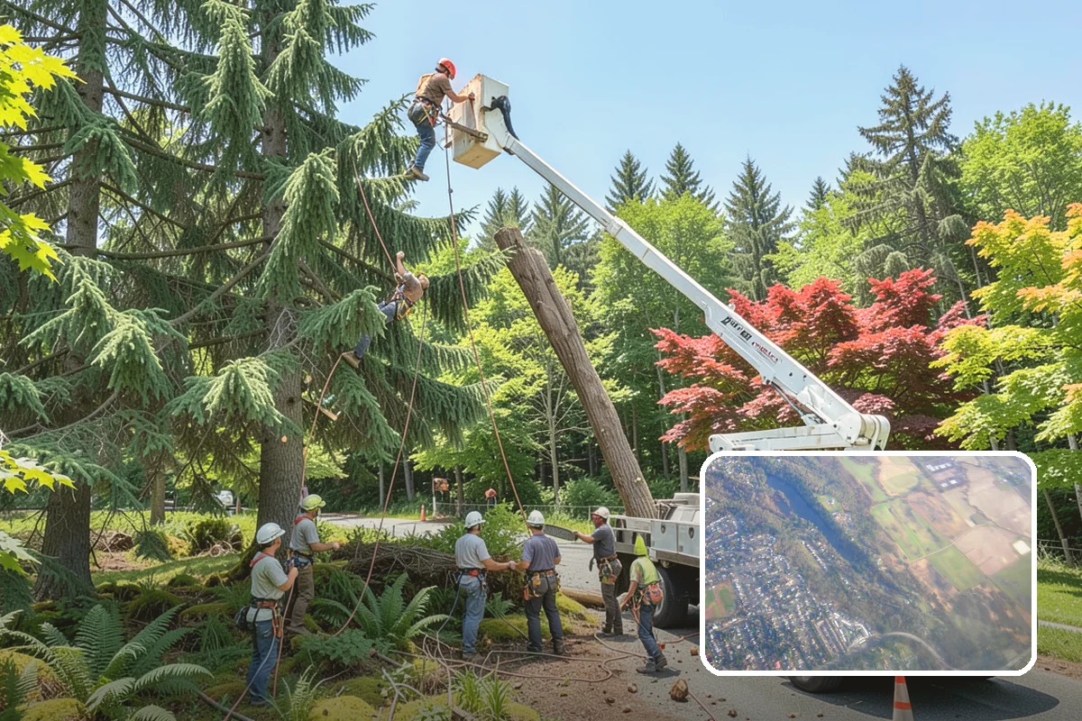 Native tree planting in Algona, King County, WA - Restores and expands tree cover