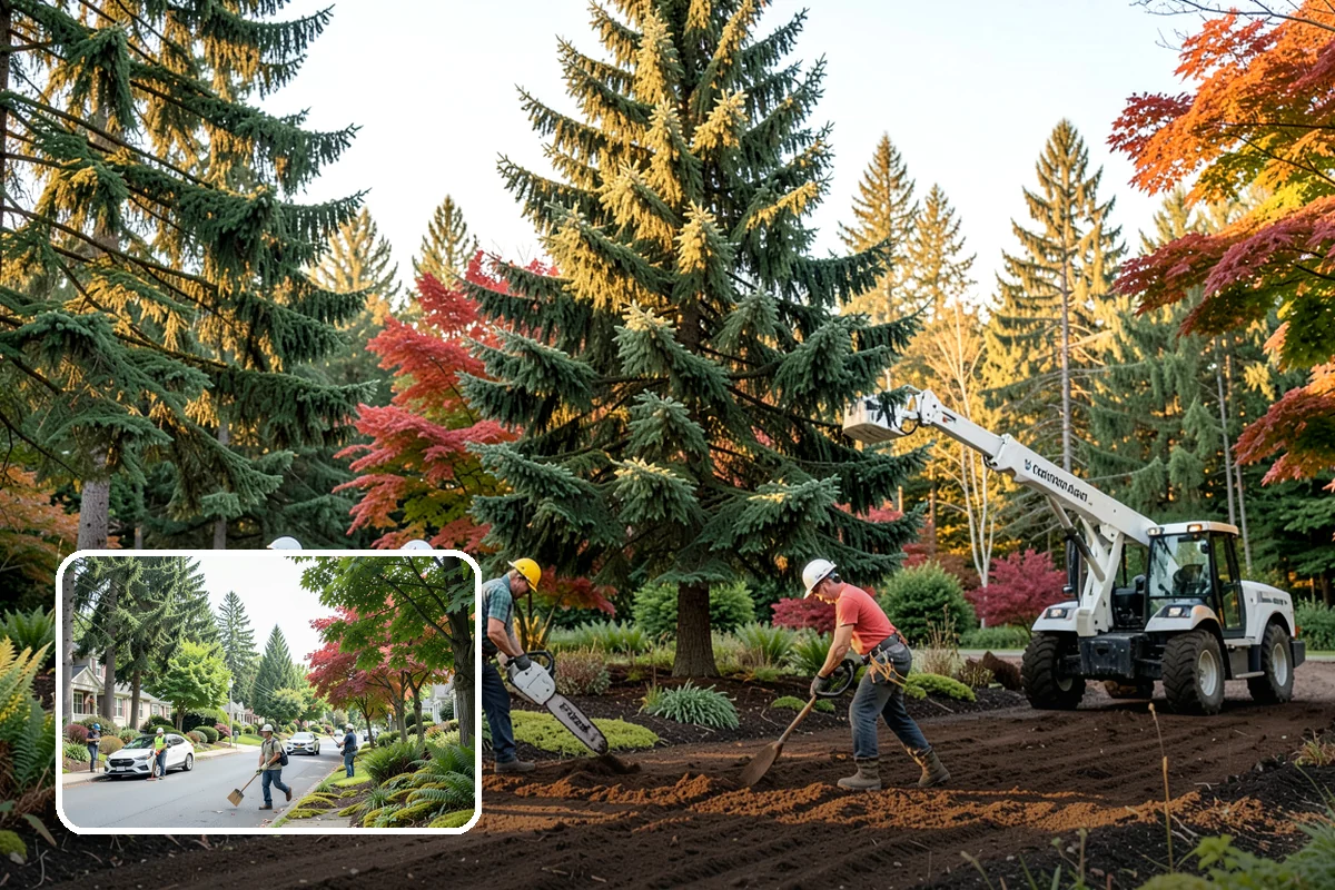 Native tree planting in Beaux Arts Village, King County, WA - Restores and expands tree cover