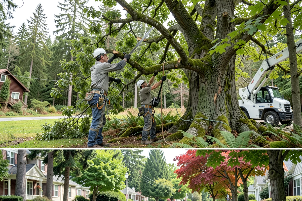 Native tree planting in Beaux Arts Village, King County, WA - Planting is best performed during dormancy in late fall or early spring to minimize transplant shock, though timing must align...