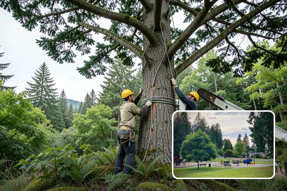 Native tree planting in Bonney Lake, Pierce County, WA - Restores and expands tree cover