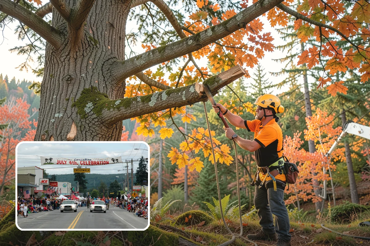 Native tree planting in Carnation, King County, WA - Restores and expands tree cover