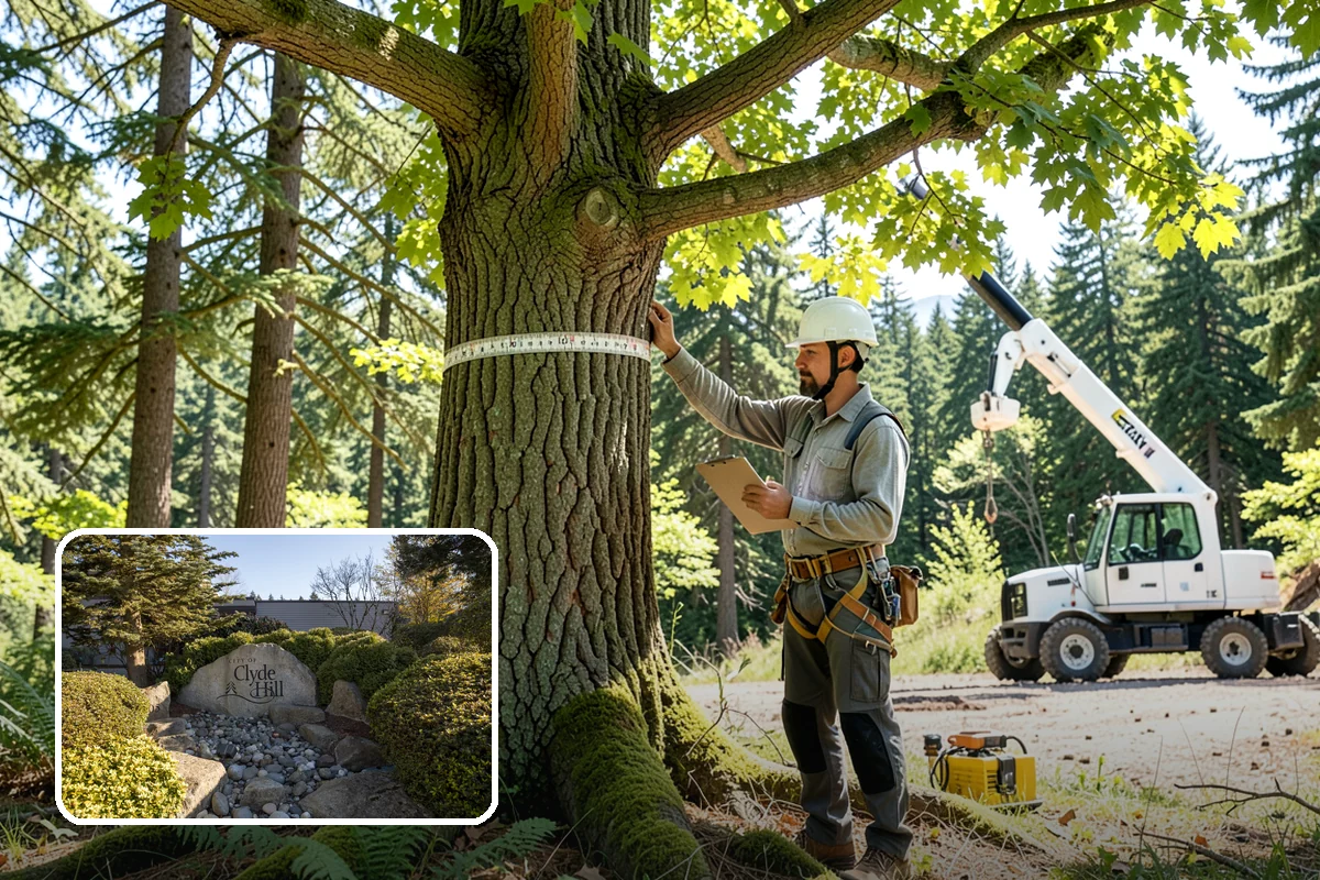 Native tree planting in Clyde Hill, King County, WA - Restores and expands tree cover