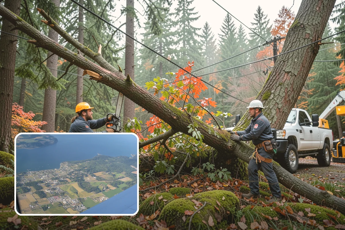 Native tree planting in Coupeville, Island County, WA - Restores and expands tree cover