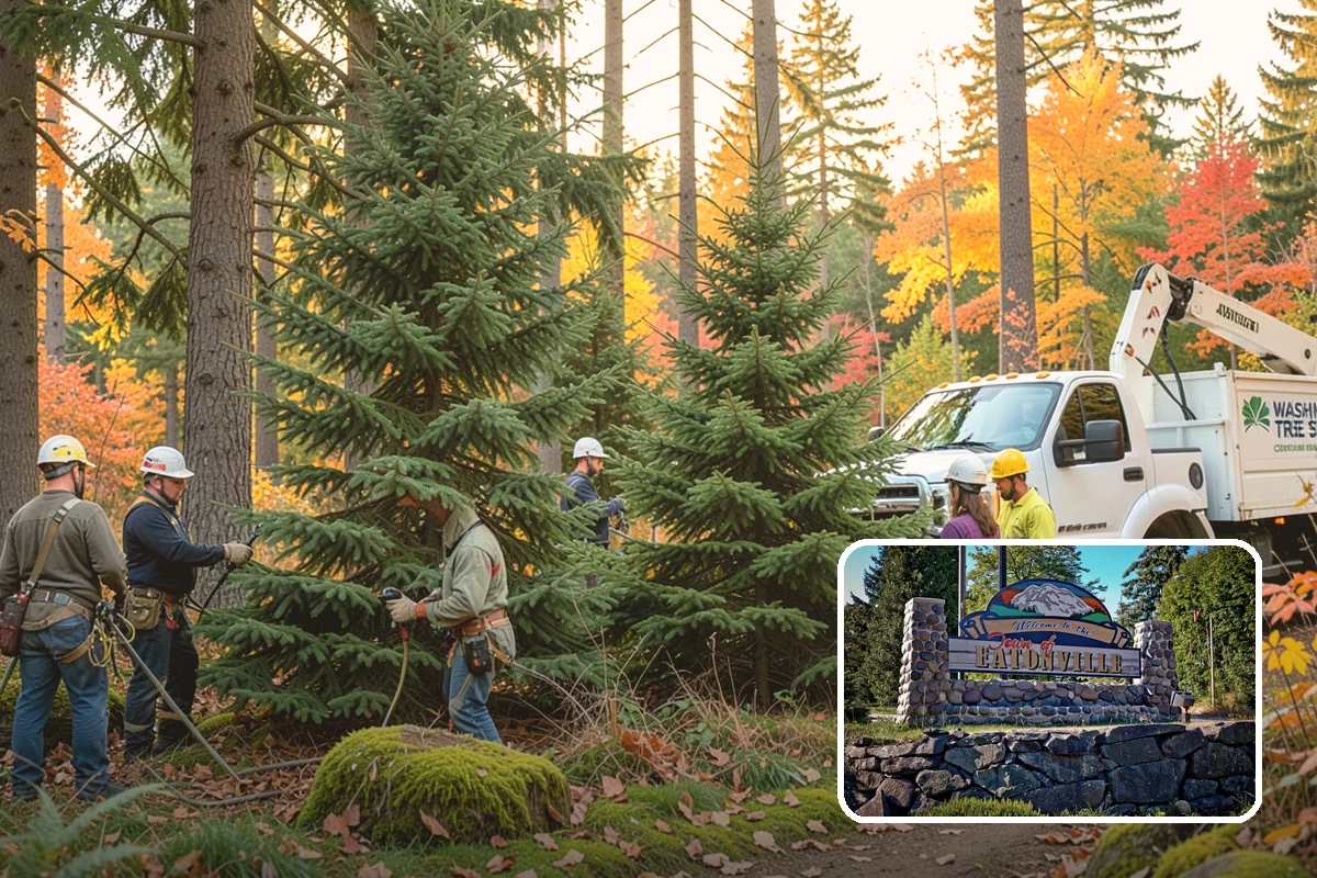 Native tree planting in Eatonville, Pierce County, WA - Restores and expands tree cover