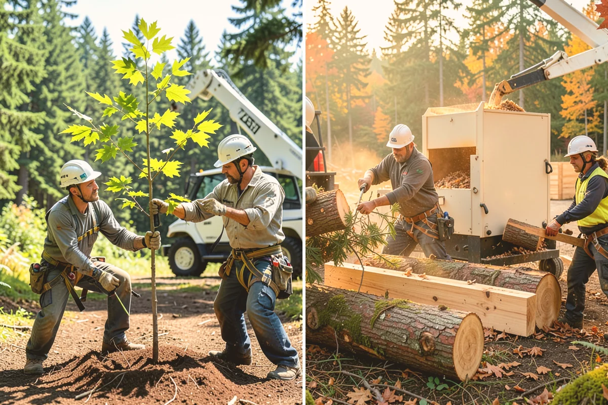Native tree planting in Eatonville, Pierce County, WA - Assess site conditions and select suitable species