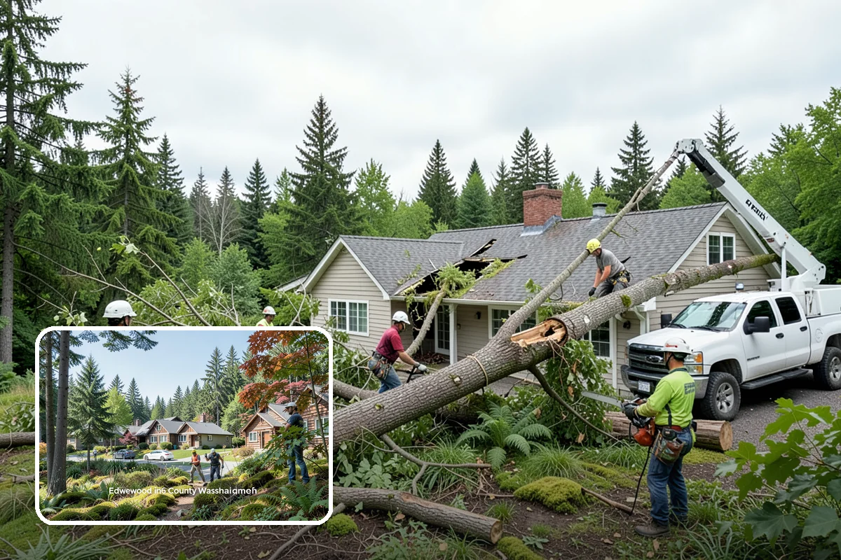 Native tree planting in Edgewood, Pierce County, WA - Restores and expands tree cover