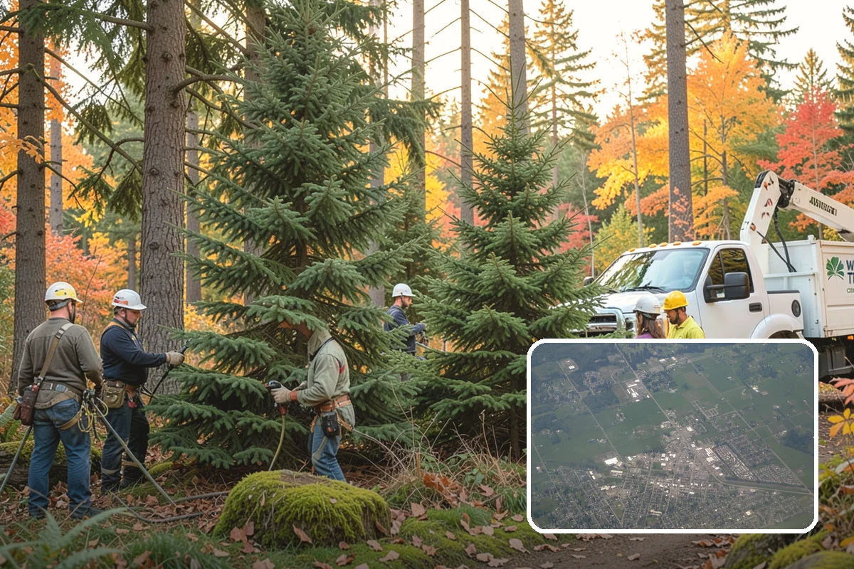 Native tree planting in Enumclaw, King County, WA - Restores and expands tree cover