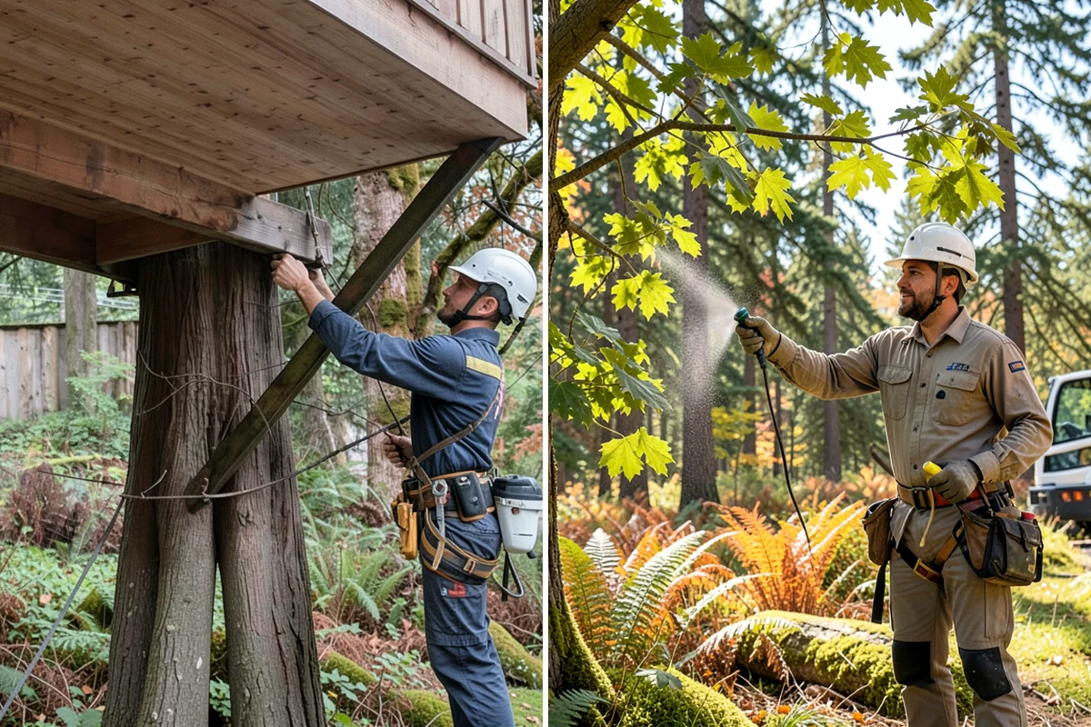 Native tree planting in Fircrest, Pierce County, WA - Assess site conditions and select suitable species