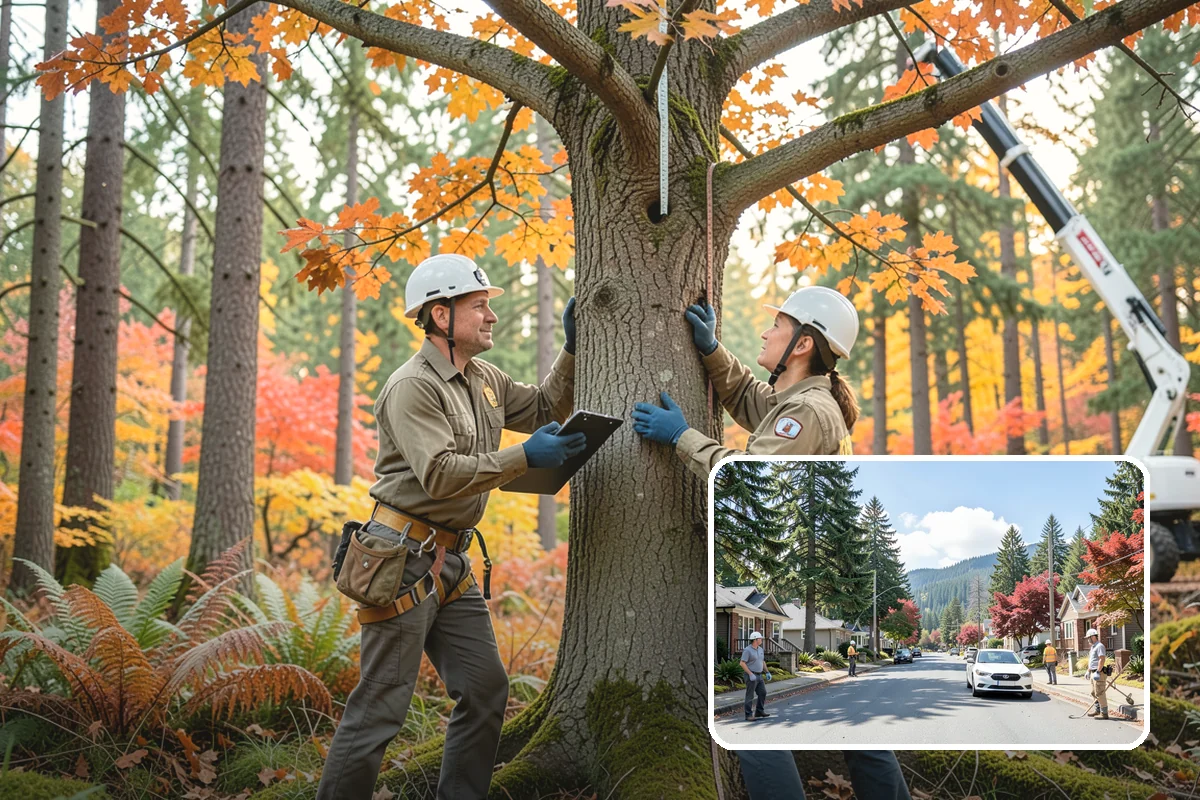 Native tree planting in Hunts Point, King County, WA - Restores and expands tree cover