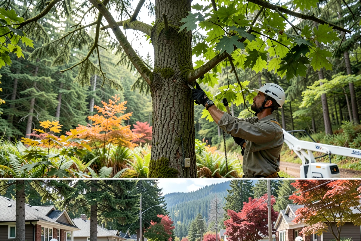Native tree planting in Hunts Point, King County, WA - Planting is best performed during dormancy in late fall or early spring to minimize transplant shock, though timing must align...