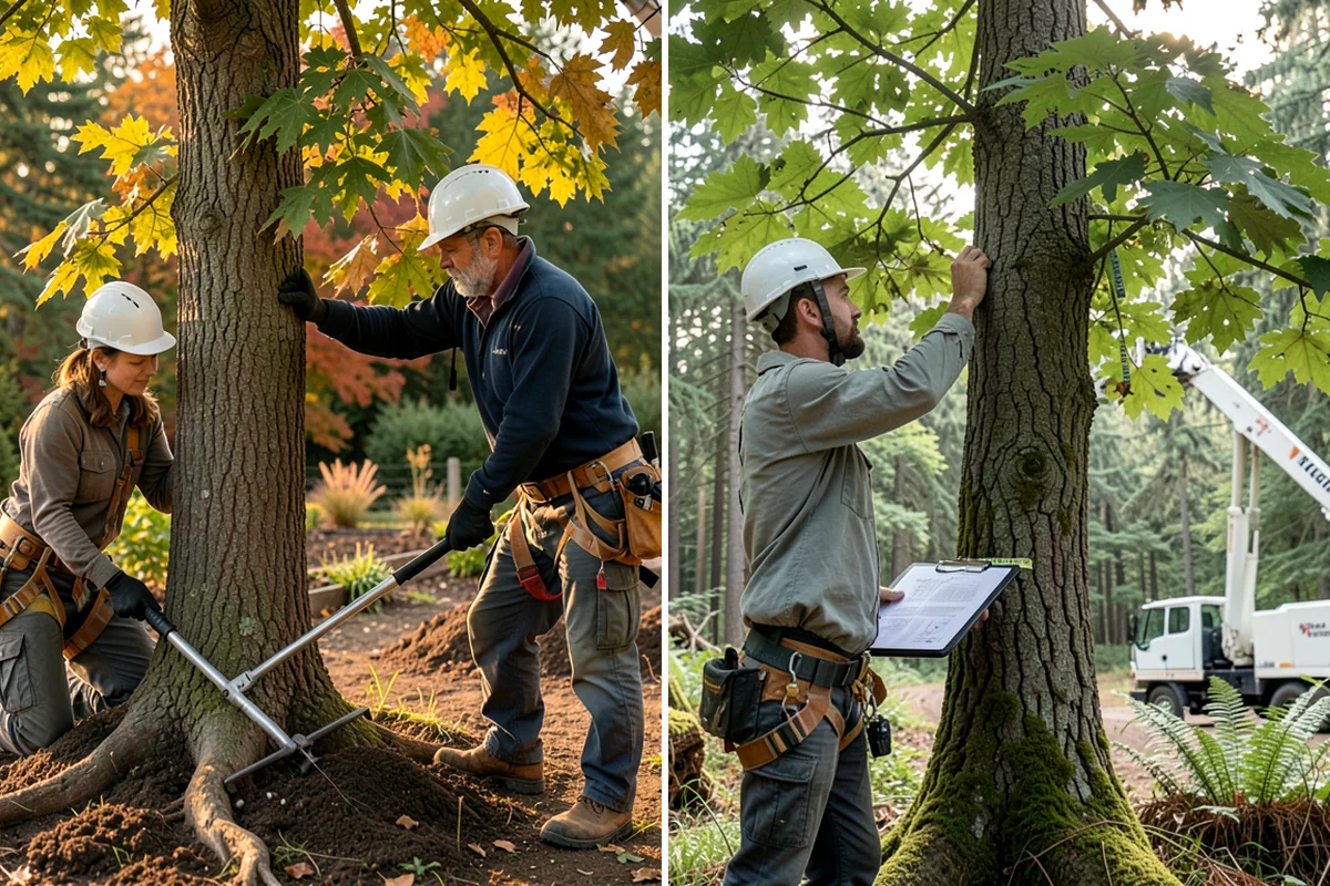 Native tree planting in Lake Forest Park, King County, WA - Assess site conditions and select suitable species