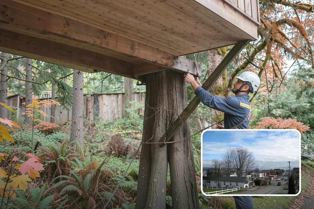 Native tree planting in Langley, Island County, WA - Restores and expands tree cover