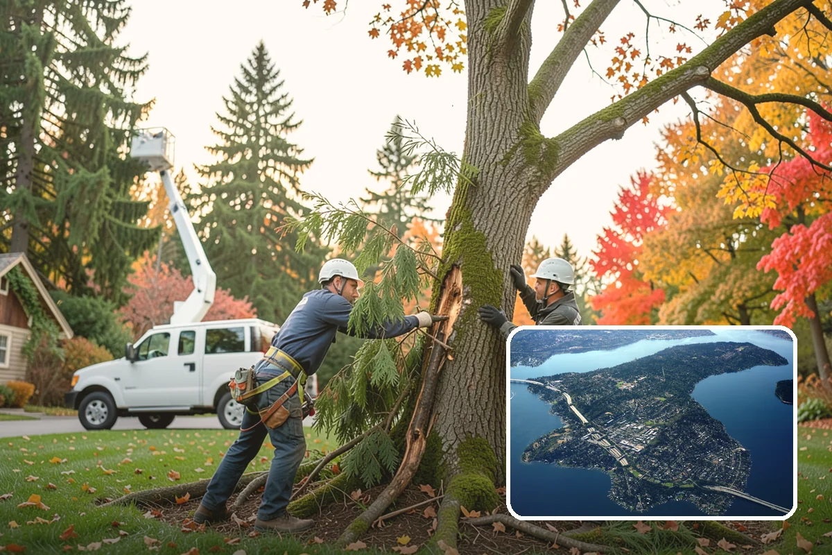 Native tree planting in Mercer Island, King County, WA - Restores and expands tree cover