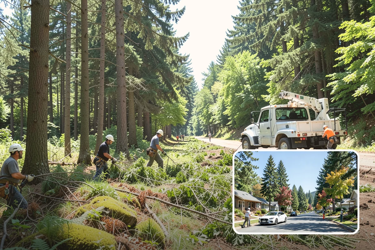 Native tree planting in Orting, Pierce County, WA - Restores and expands tree cover