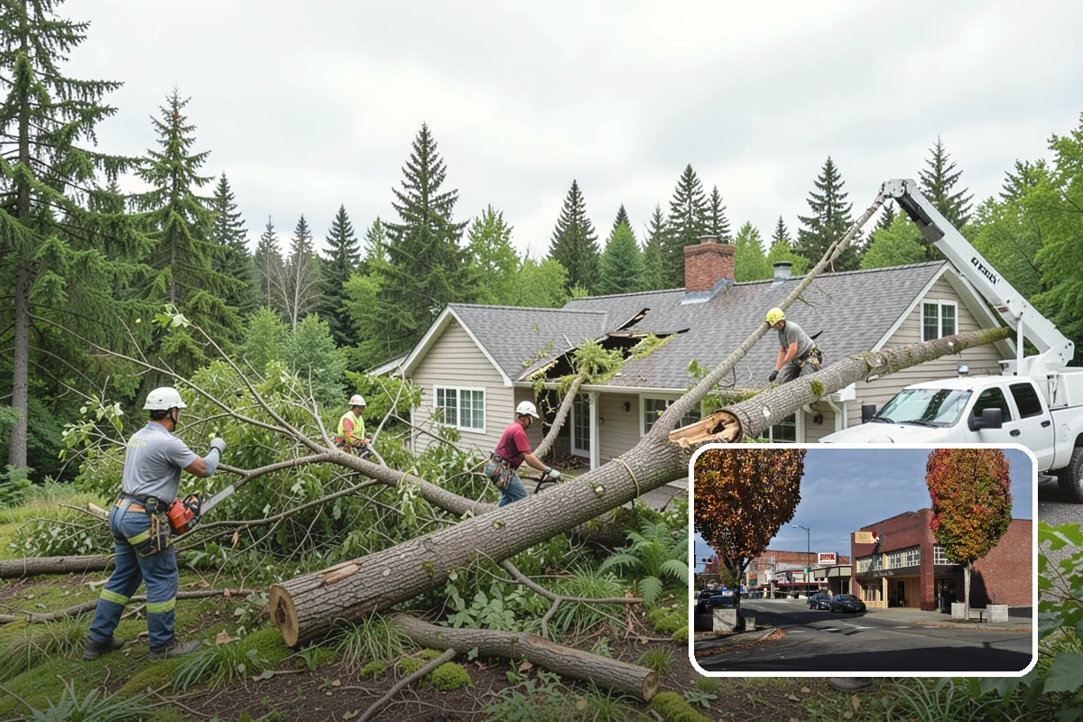 Native tree planting in Puyallup, Pierce County, WA - Restores and expands tree cover