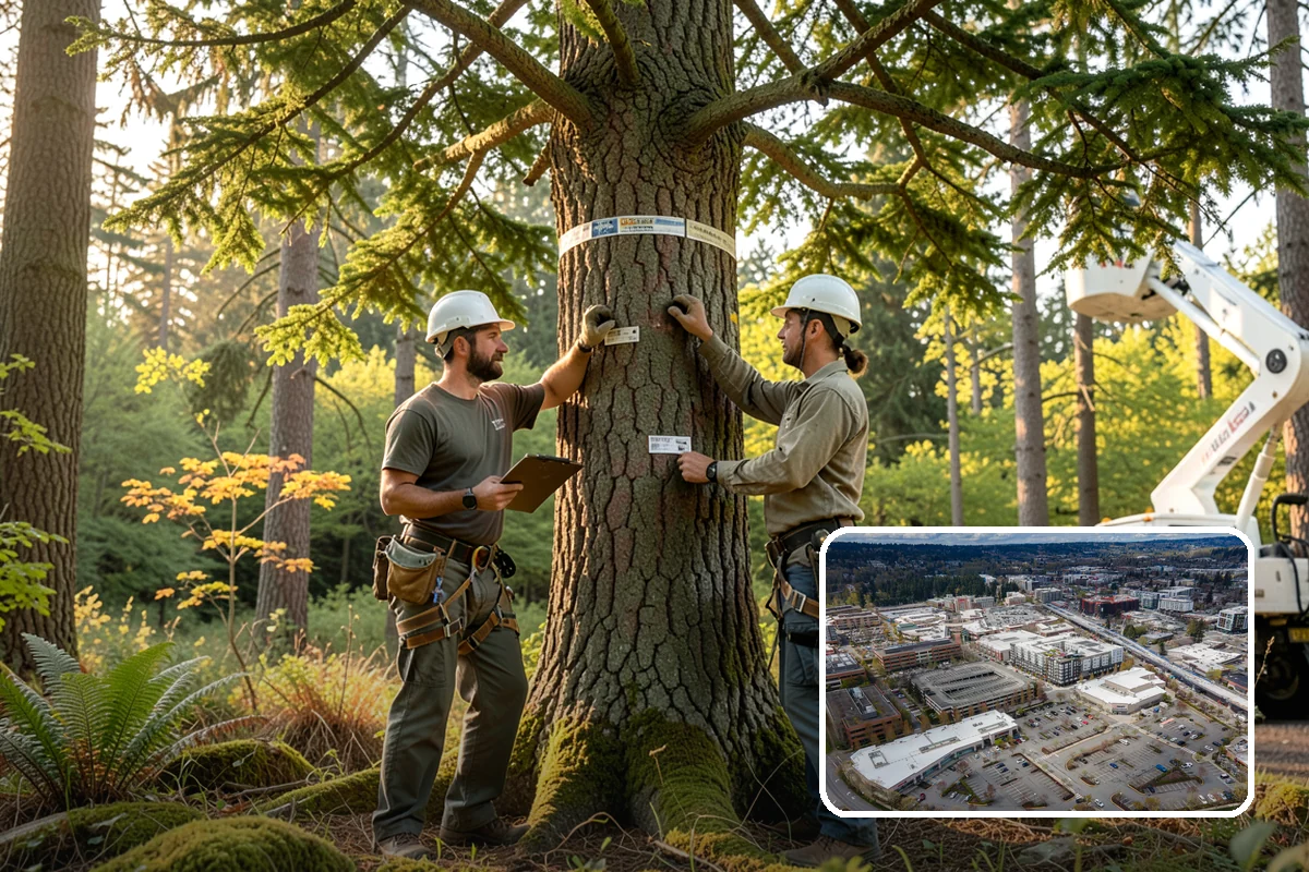 Native tree planting in Redmond, King County, WA - Restores and expands tree cover