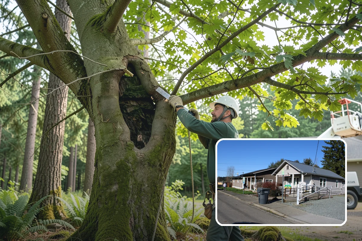 Native tree planting in South Prairie, Pierce County, WA - Restores and expands tree cover