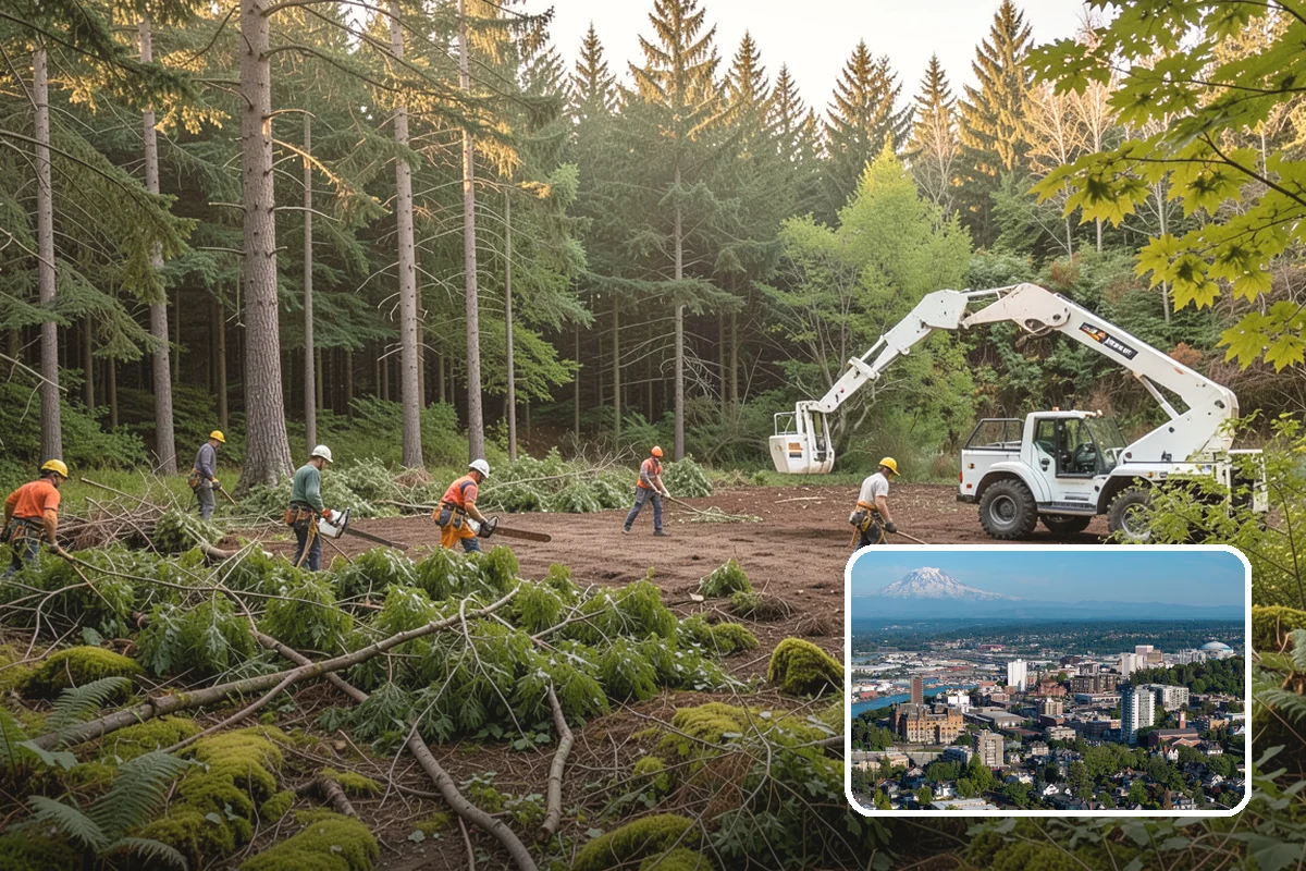 Native tree planting in Tacoma, Pierce County, WA - Restores and expands tree cover