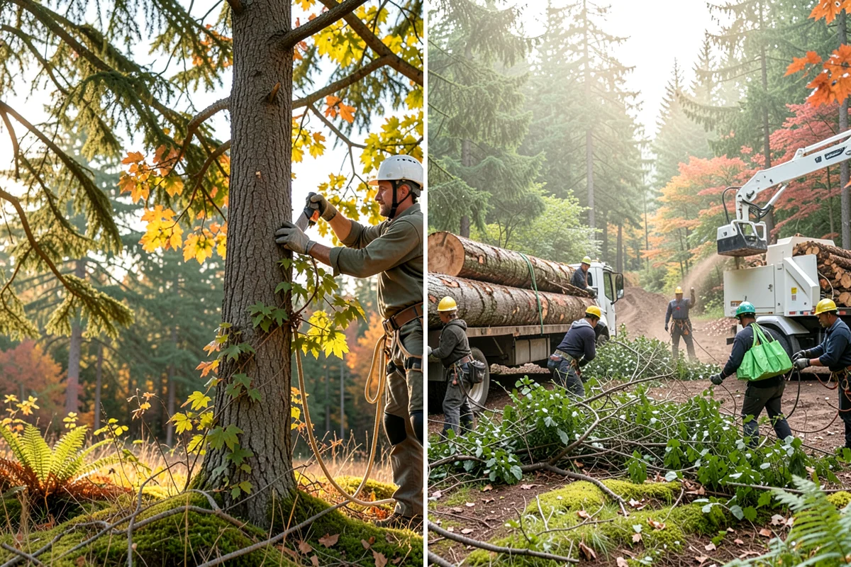 Ornamental tree pruning in Arlington, Snohomish County, WA - Assess canopy condition and pruning objectives