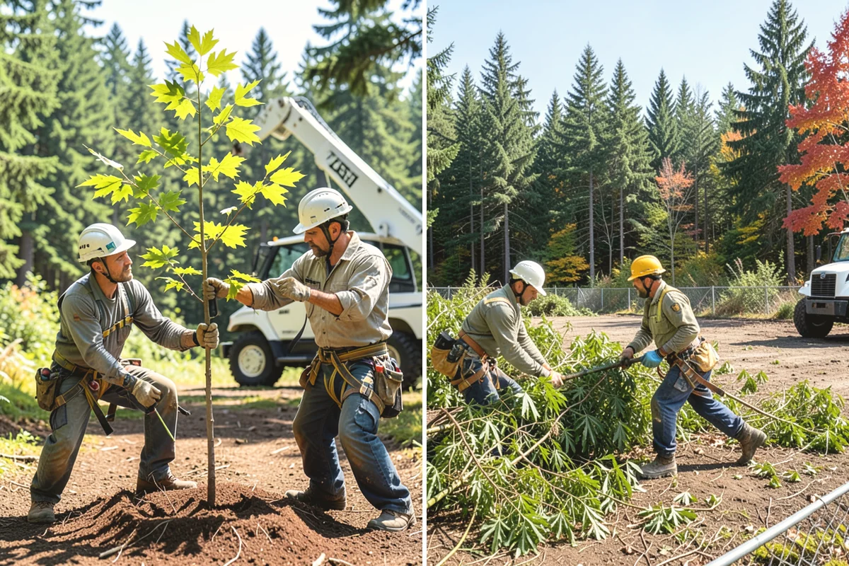 Ornamental tree pruning in Carbonado, Pierce County, WA - Assess canopy condition and pruning objectives