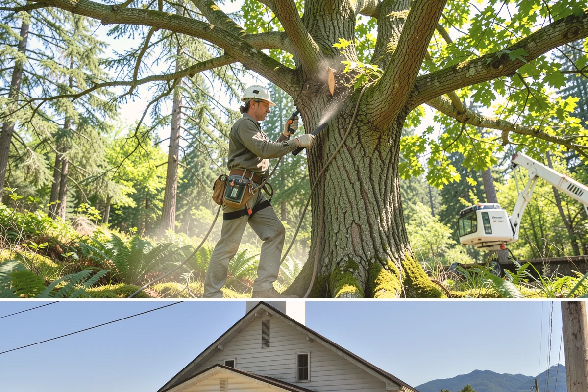 Ornamental tree pruning in Concrete, Skagit County, WA - Pruning should be timed according to species-specific sensitivities within the Puget Sound climate, typically avoiding dormant...