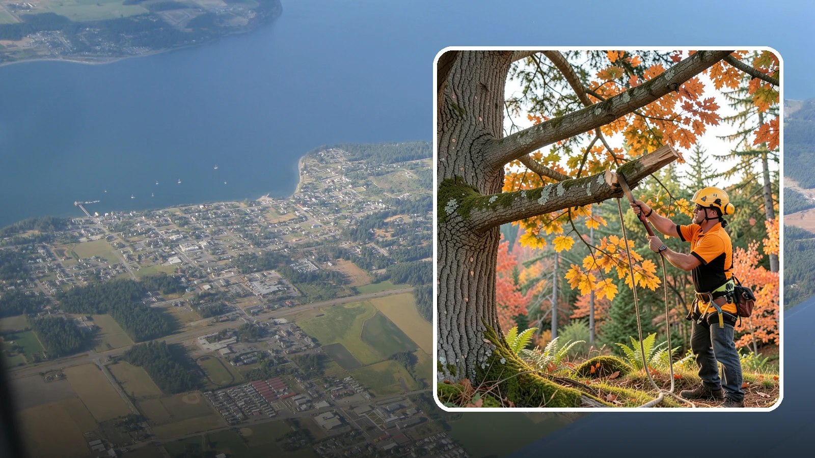 Ornamental tree pruning in Coupeville, Island County, WA - The detailed pruning of ornamental and specimen trees.