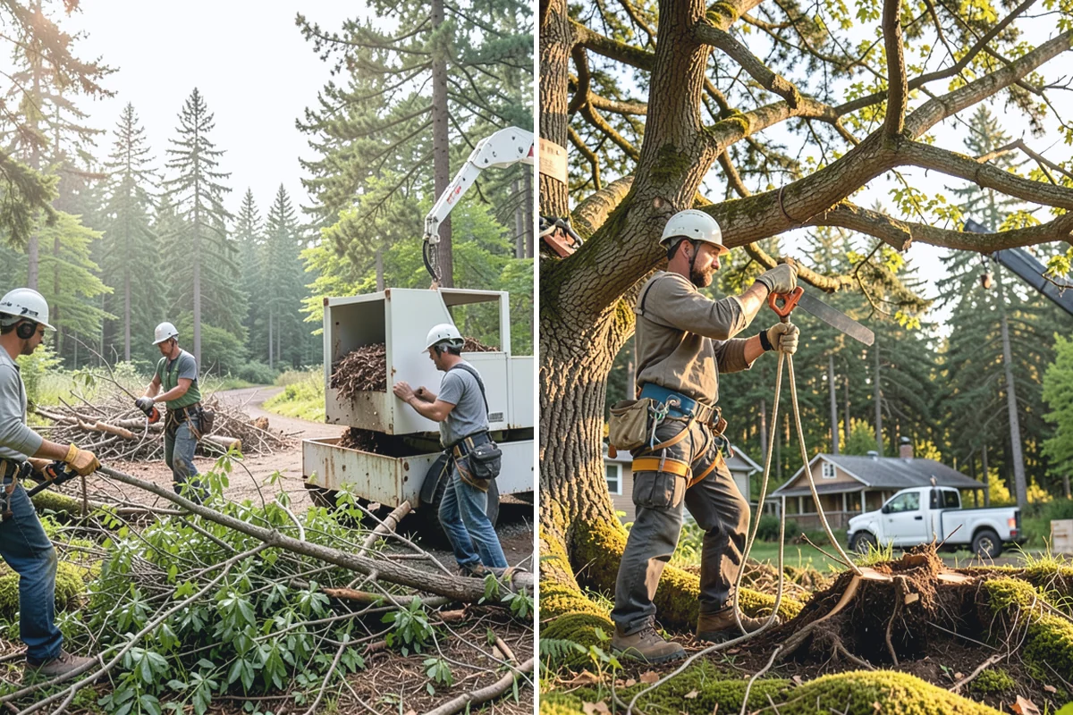 Ornamental tree pruning in Darrington, Snohomish County, WA - Assess canopy condition and pruning objectives