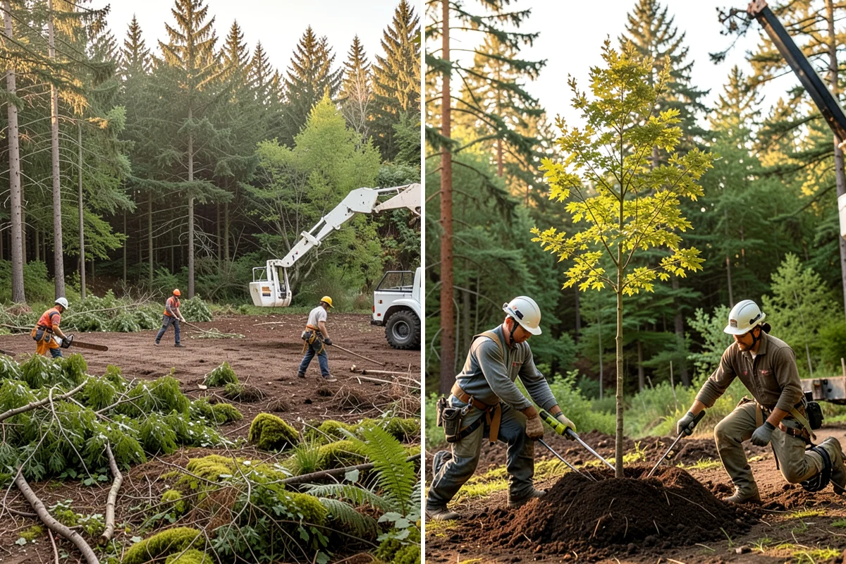 Ornamental tree pruning in DuPont, Pierce County, WA - Assess canopy condition and pruning objectives