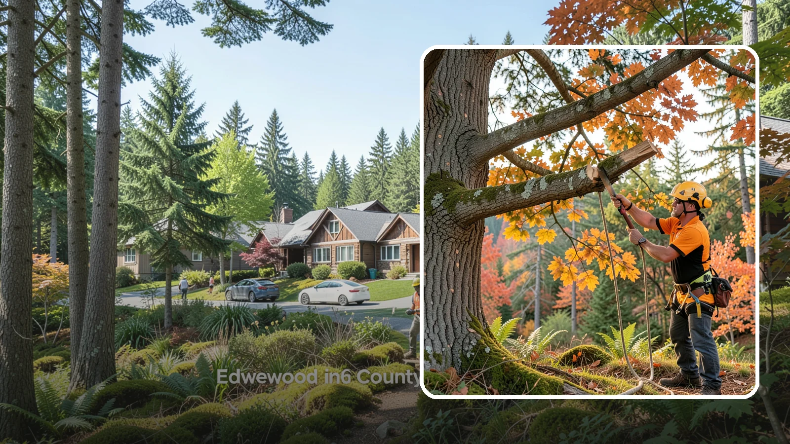 Ornamental tree pruning in Edgewood, Pierce County, WA - The detailed pruning of ornamental and specimen trees.
