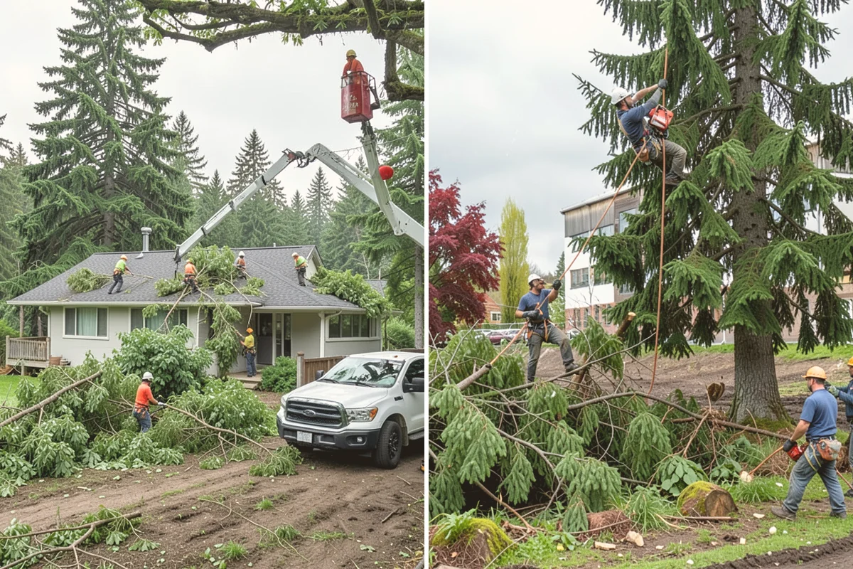 Ornamental tree pruning in Edmonds, Snohomish County, WA - Assess canopy condition and pruning objectives