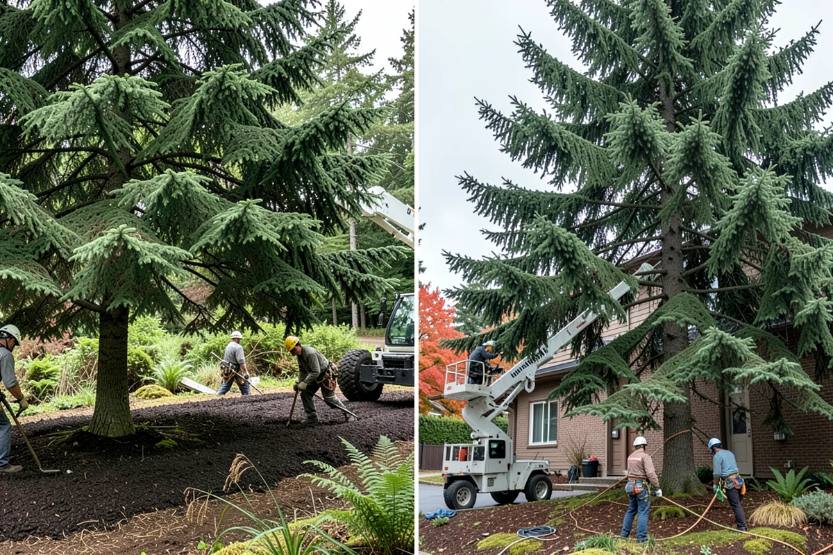 Ornamental tree pruning in Federal Way, King County, WA - Assess canopy condition and pruning objectives