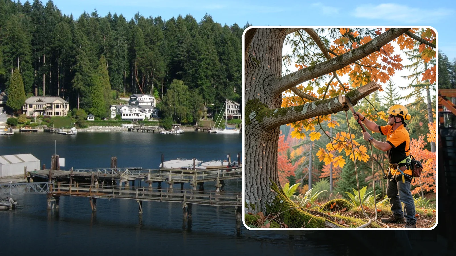 Ornamental tree pruning in Gig Harbor, Pierce County, WA - The detailed pruning of ornamental and specimen trees.