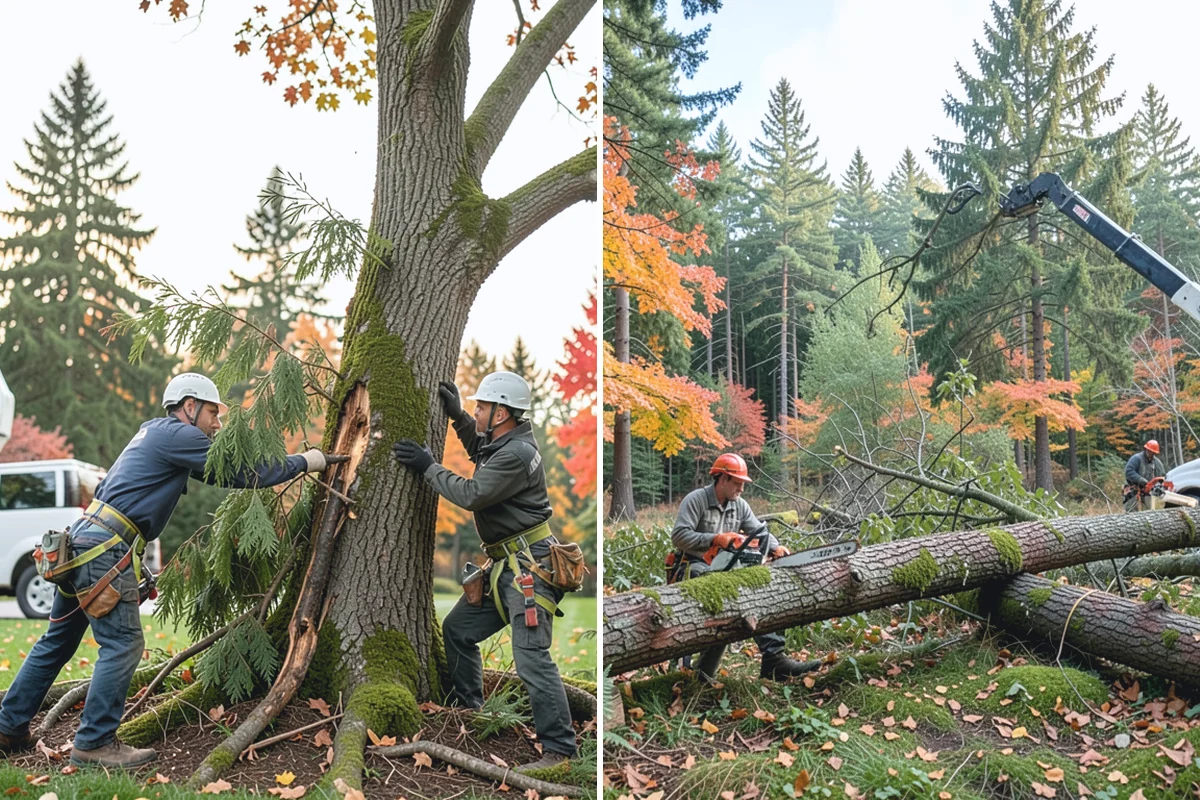Ornamental tree pruning in Gold Bar, Snohomish County, WA - Assess canopy condition and pruning objectives