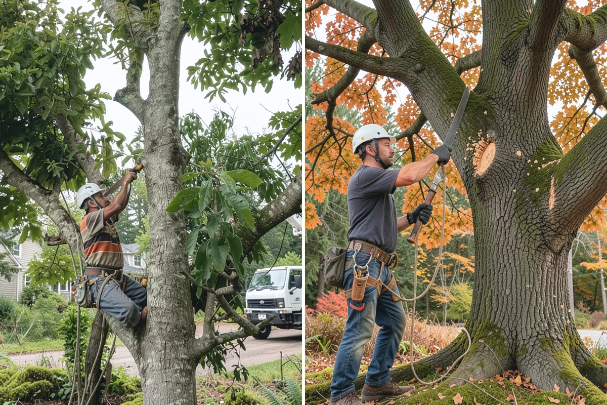 Ornamental tree pruning in Hamilton, Skagit County, WA - Assess canopy condition and pruning objectives