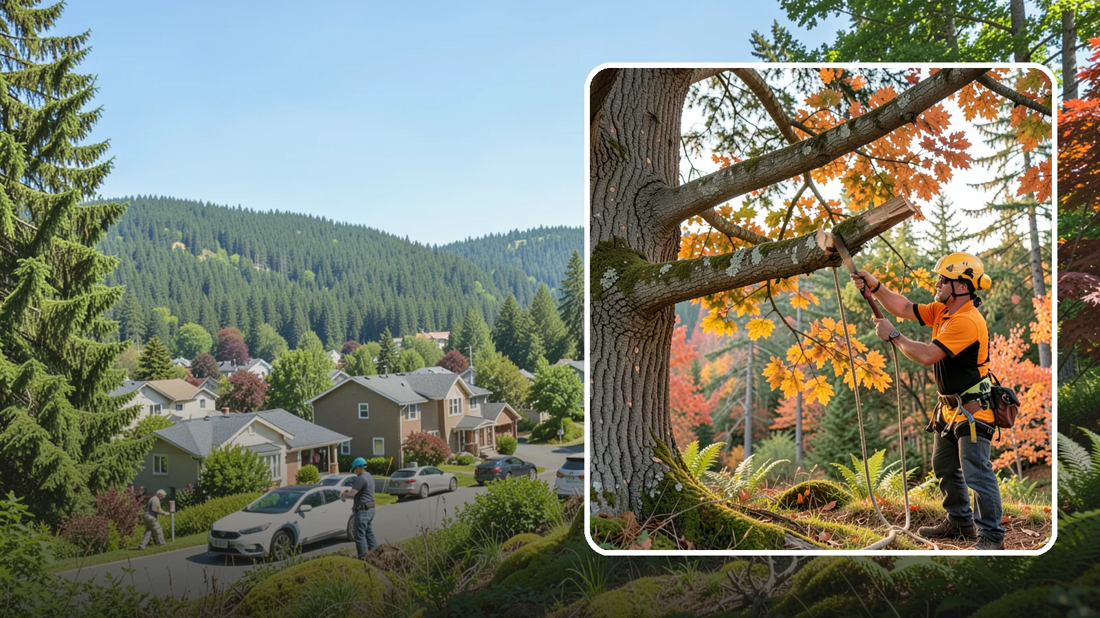 Ornamental tree pruning in Index, Snohomish County, WA - The detailed pruning of ornamental and specimen trees.